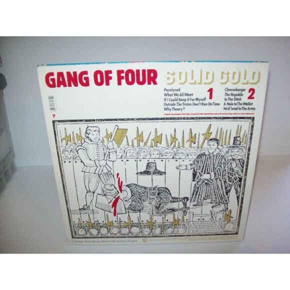 Gang Of Four Solid Gold Vinyl LP Record Album Post-Punk 1st Edition New Wave '81 - Picture 2 of 6
